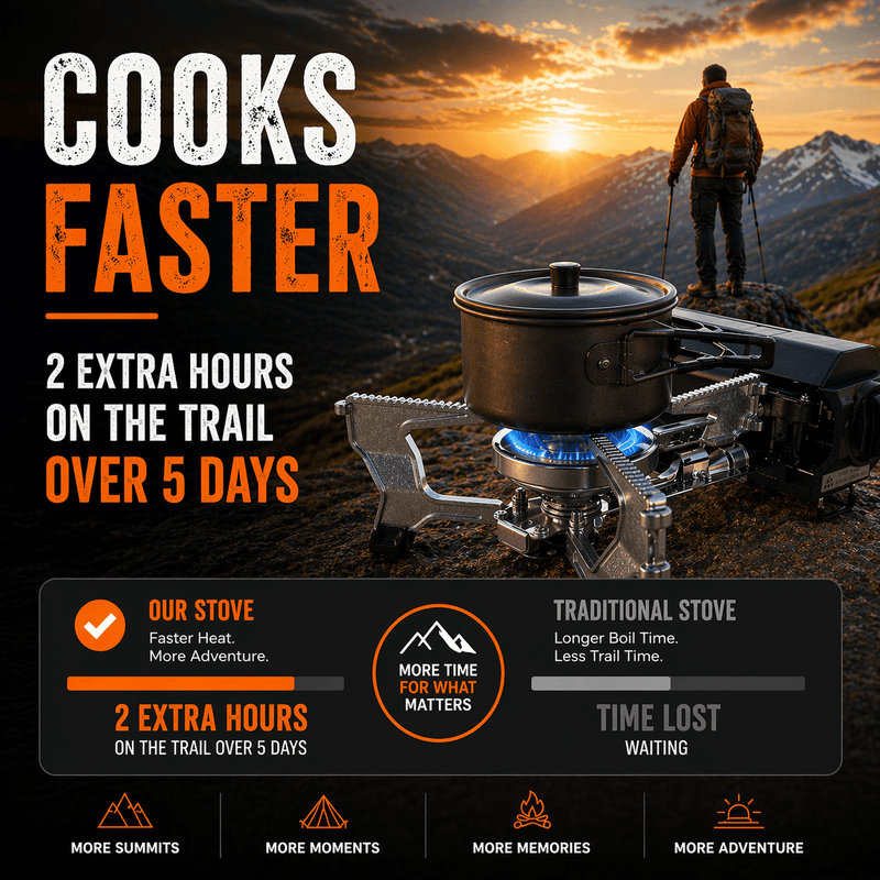 TAHAN EasyFold Camping Stove - TAHAN Outdoor - STOTH025BK