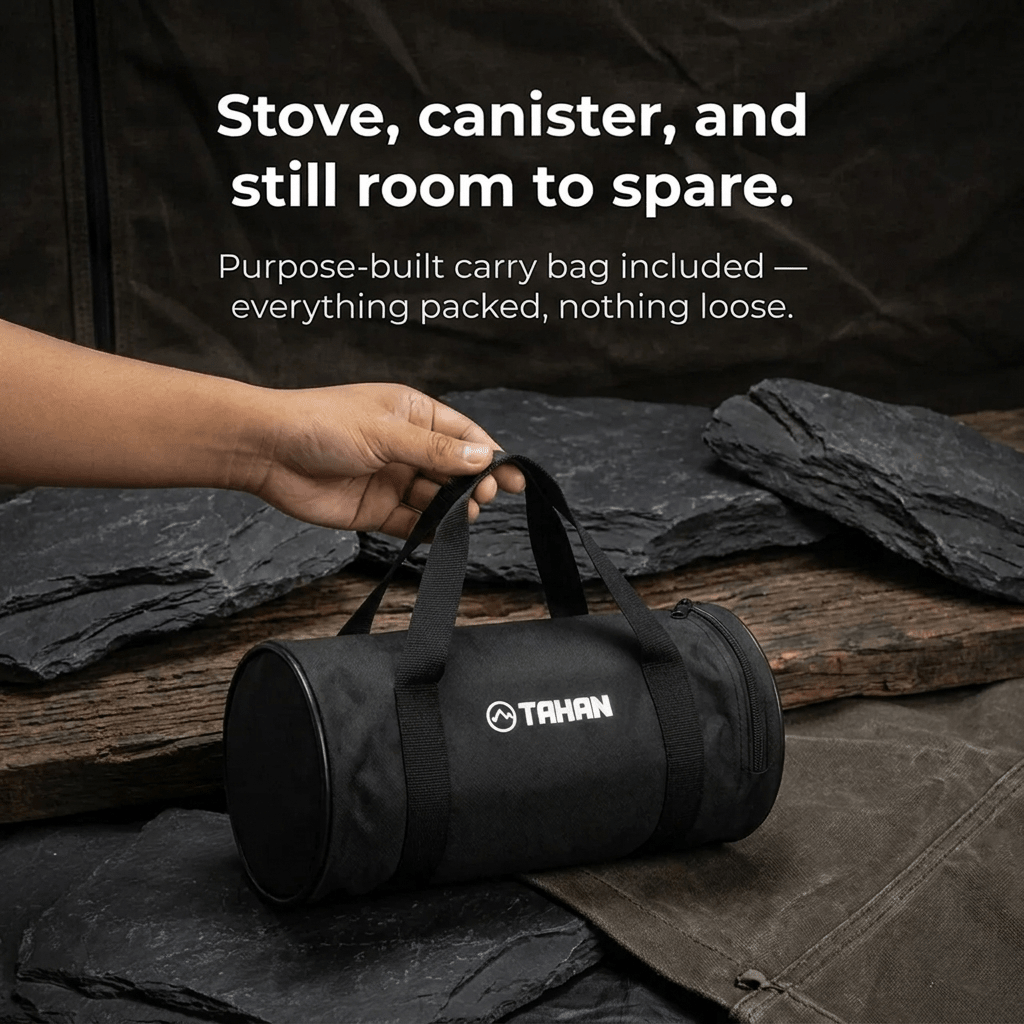 TAHAN EasyFold Camping Stove - TAHAN Outdoor - STOTH025BK