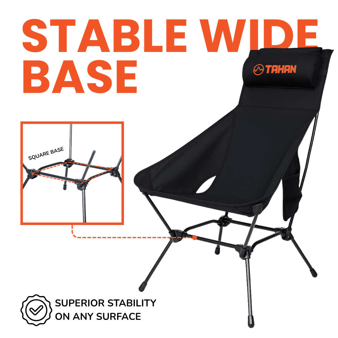 TAHAN Flexlite Highback Chair With Headrest - TAHAN Worldwide - CHATH095BK