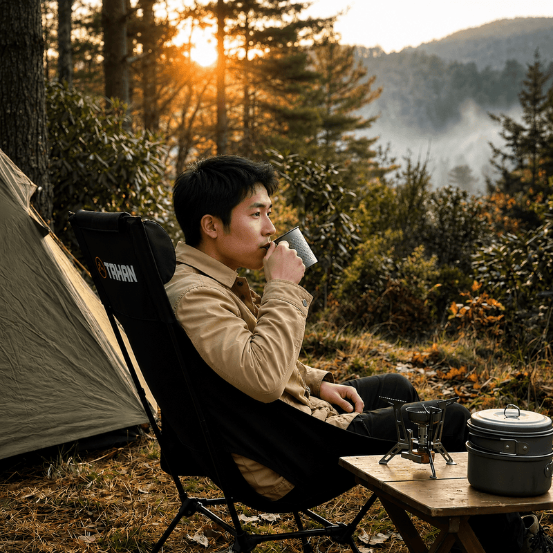TAHAN Flexlite Highback Chair With Headrest - TAHAN Outdoor - CHATH095BK