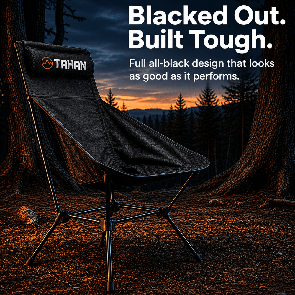 TAHAN Flexlite Highback Chair With Headrest - TAHAN Outdoor - CHATH095BK