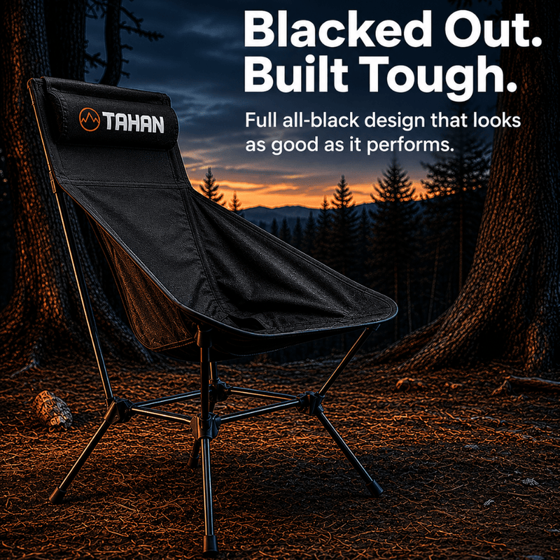 TAHAN Flexlite Highback Chair With Headrest - TAHAN Outdoor - CHATH095BK