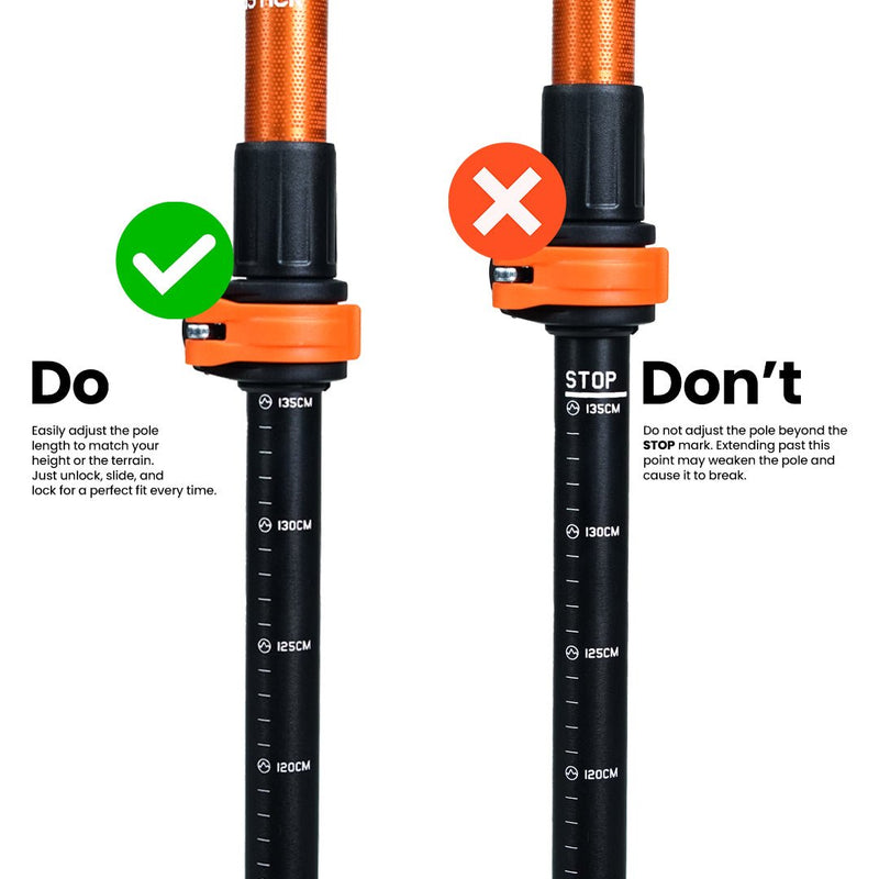 TAHAN Freestand Hiking TriStick - TAHAN Worldwide - COM-TRISTI3IN1