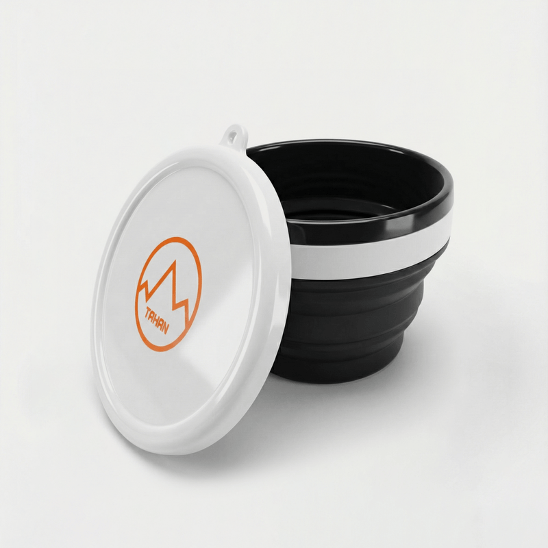 TAHAN GoCamp Collapsible Silicone Bowl - TAHAN Worldwide - BOWTH550BK