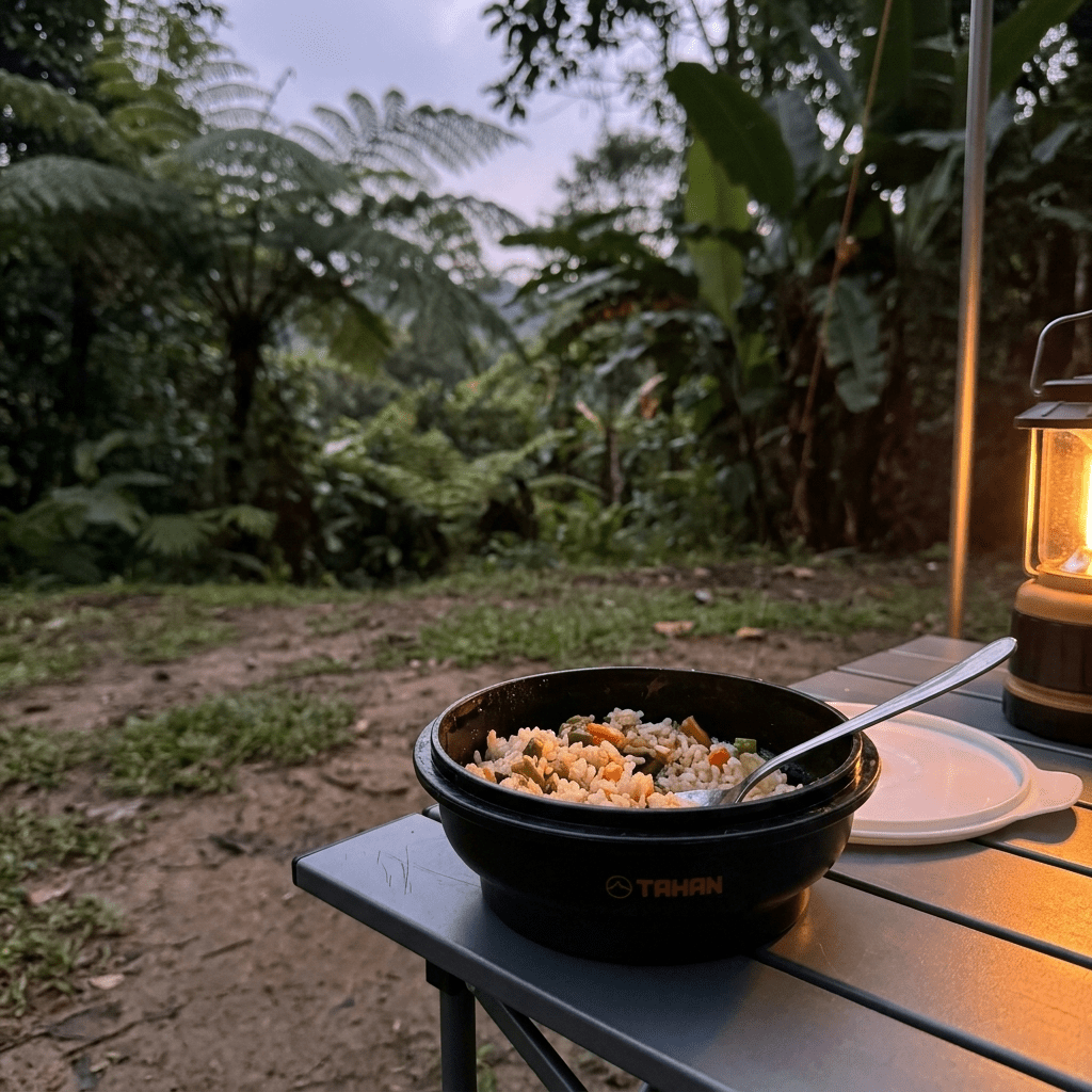 TAHAN GoCamp Collapsible Silicone Container - TAHAN Outdoor - SLCTH1400BK