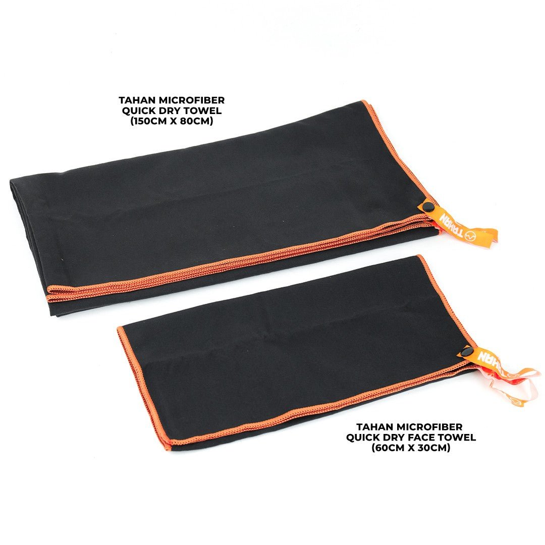 TAHAN Microfiber Quick Dry Face Towel - TAHAN Worldwide - TOWTH630BK