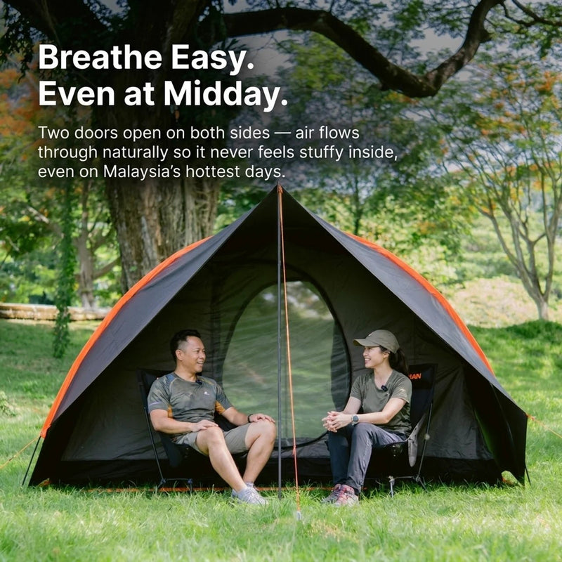 TAHAN Pavillion Shelter Tent - TAHAN Outdoor - TENTH435BK