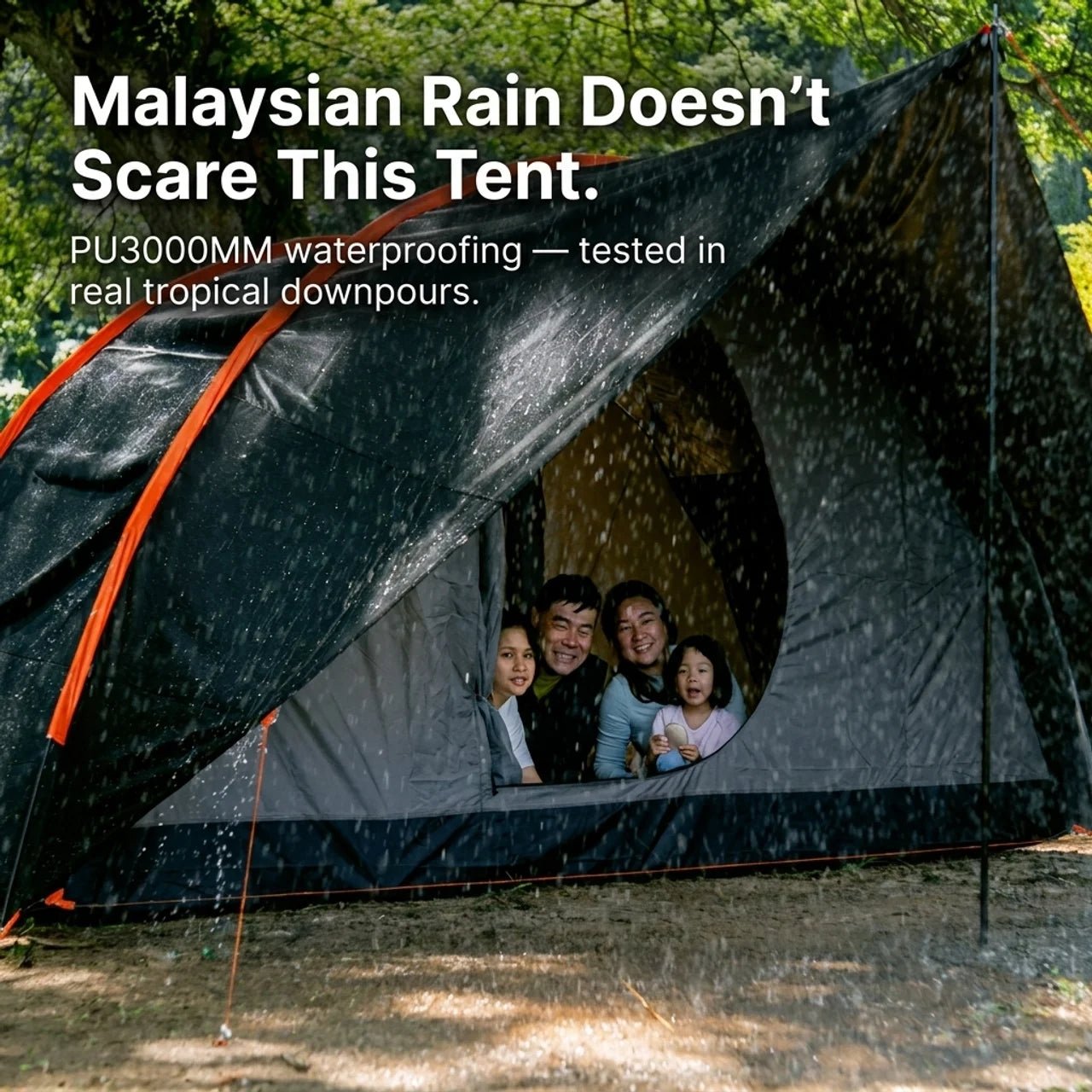 TAHAN Pavillion Shelter Tent - TAHAN Outdoor - TENTH435BK