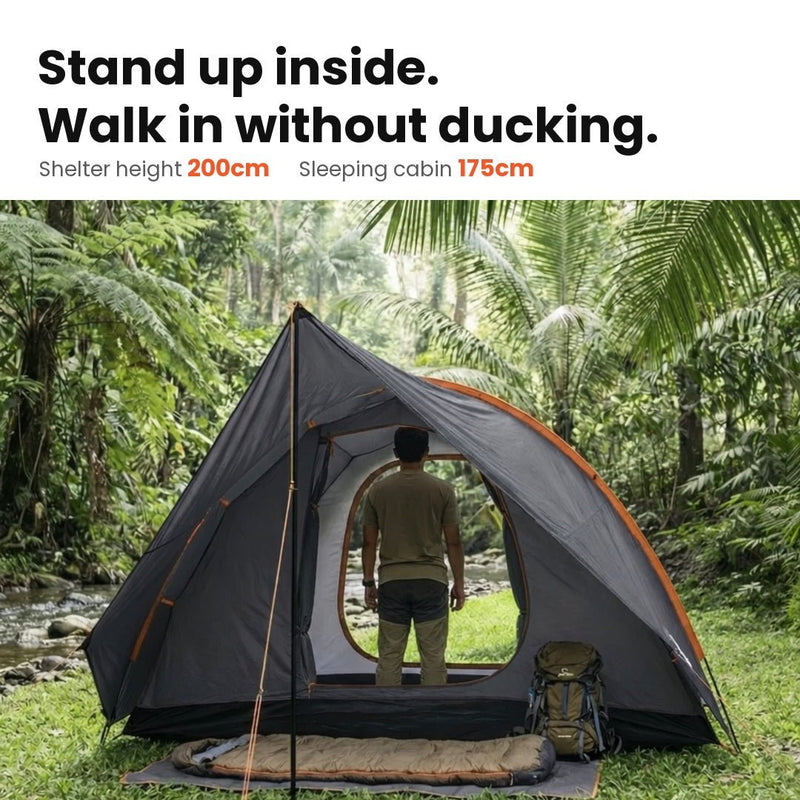 TAHAN Pavillion Shelter Tent - TAHAN Outdoor - TENTH435BK
