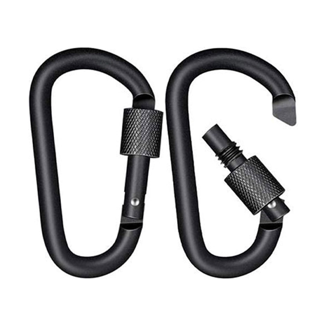 TAHAN Screwlock Carabiner [Pack of 6] - TAHAN Worldwide - SCCAR6PCSBK