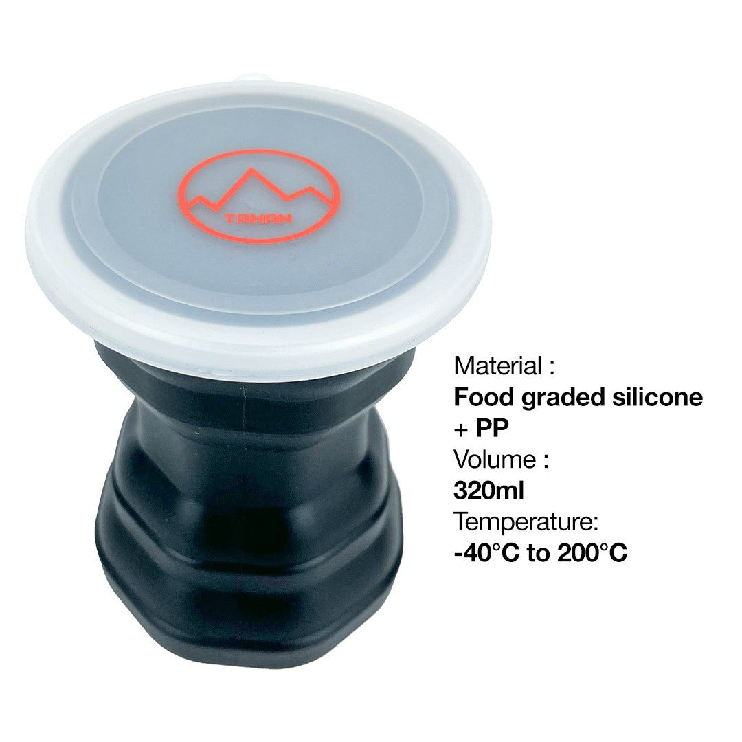 TAHAN Silicone Cup V2 - Black - TAHAN Worldwide - CUPTH320BK-V2