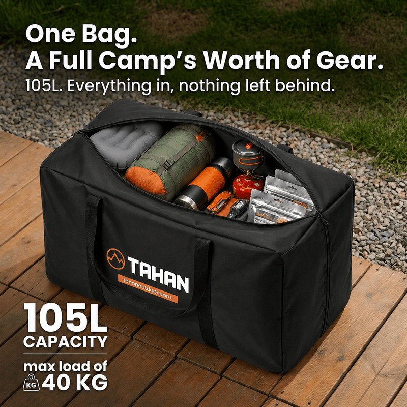TAHAN Storage Bag 105L - TAHAN Outdoor - BAGTH105BK