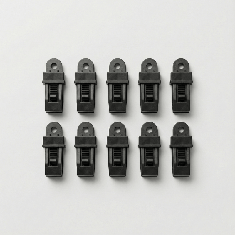 TAHAN Tarp Clip [Pack of 10] - TAHAN Worldwide - CLIP10PCBK