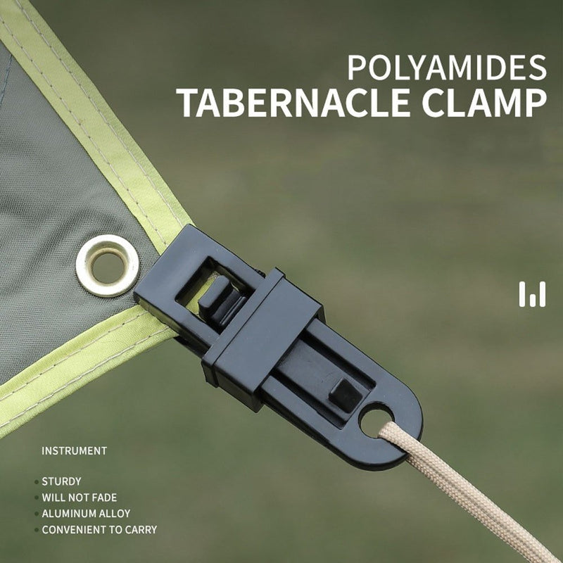 TAHAN Tarp Clip [Pack of 10] - TAHAN Worldwide - CLIP10PCBK