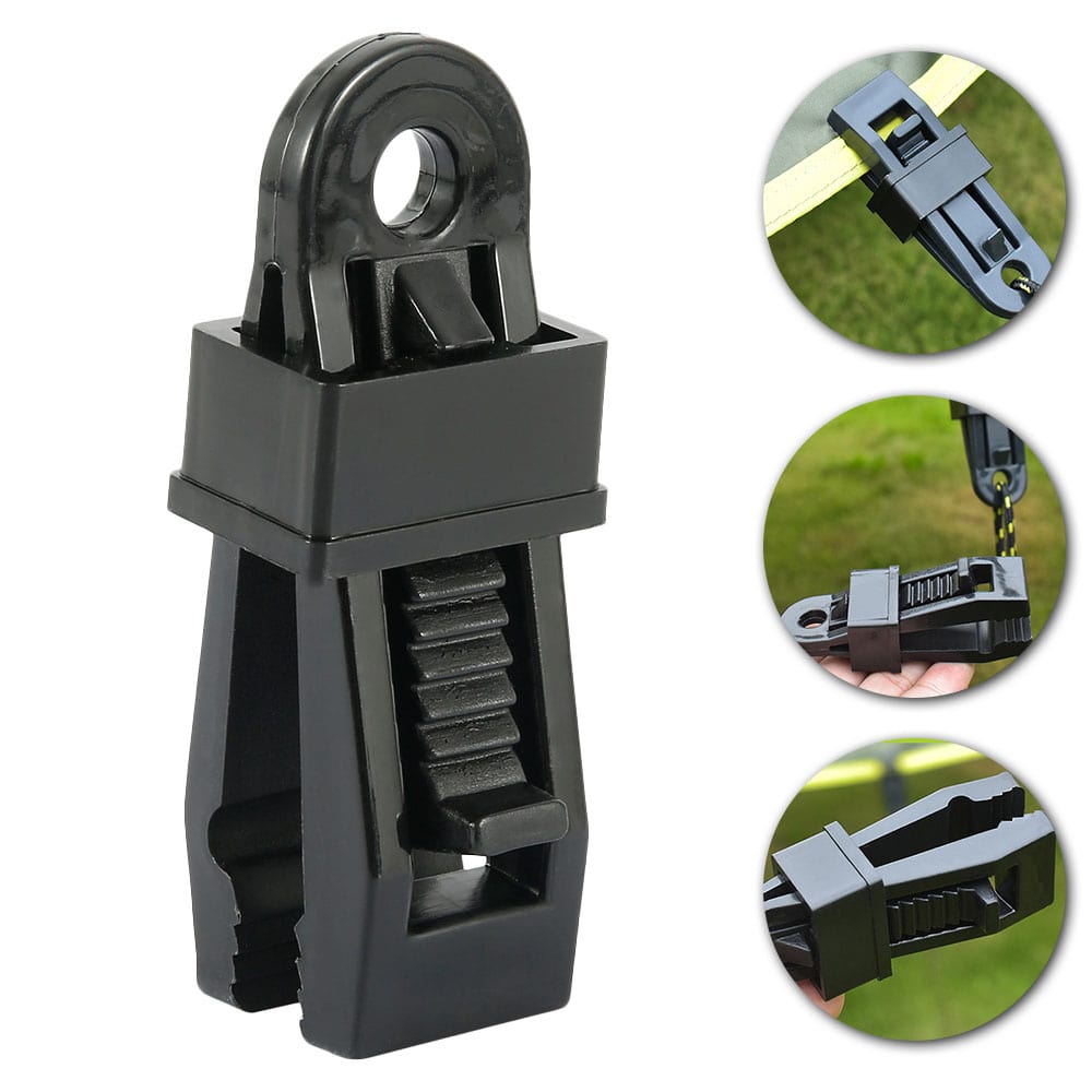 TAHAN Tarp Clip [Pack of 10] - TAHAN Worldwide - CLIP10PCBK