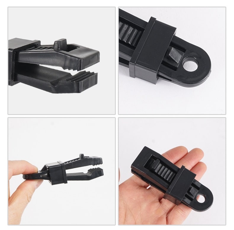 TAHAN Tarp Clip [Pack of 10] - TAHAN Worldwide - CLIP10PCBK