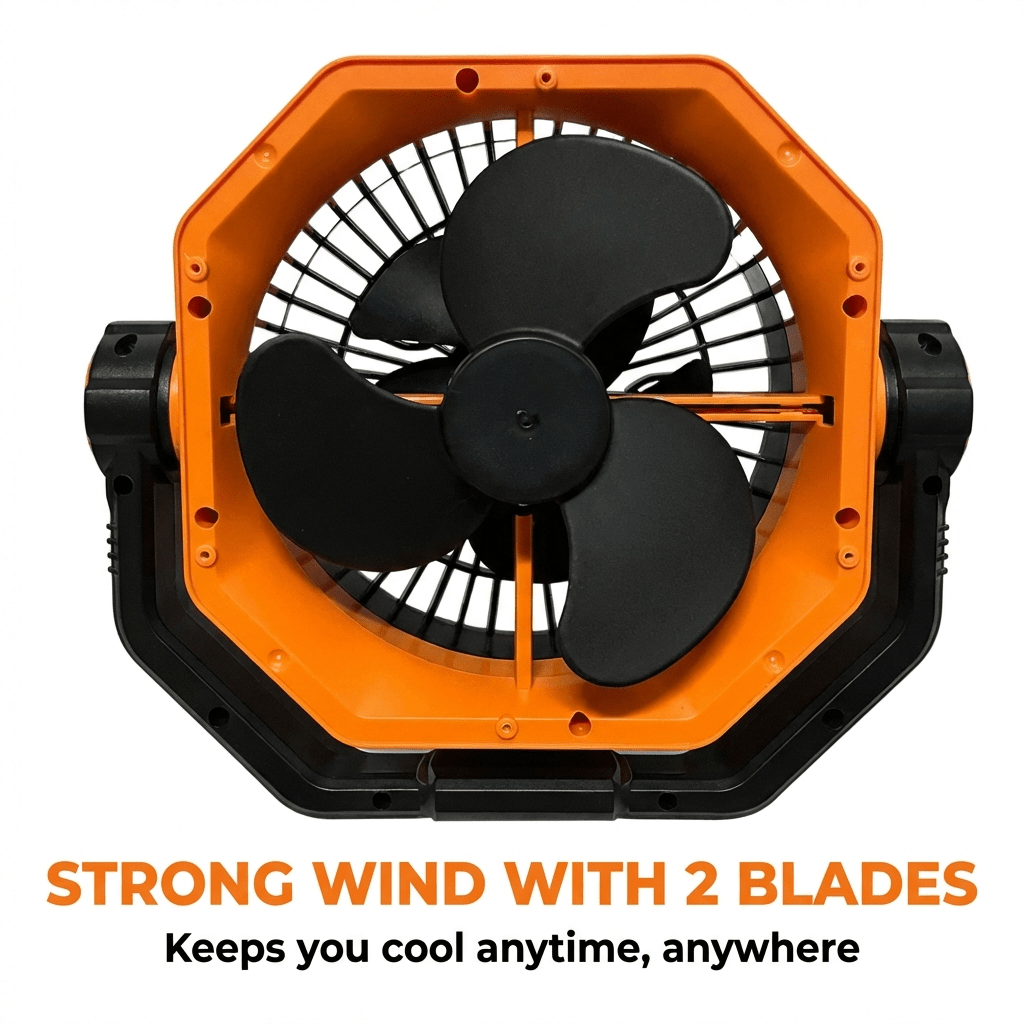 TAHAN Typhoon Dual Blade 14 Hours Battery Camping Fan - TAHAN Outdoor - FANTH16KOR