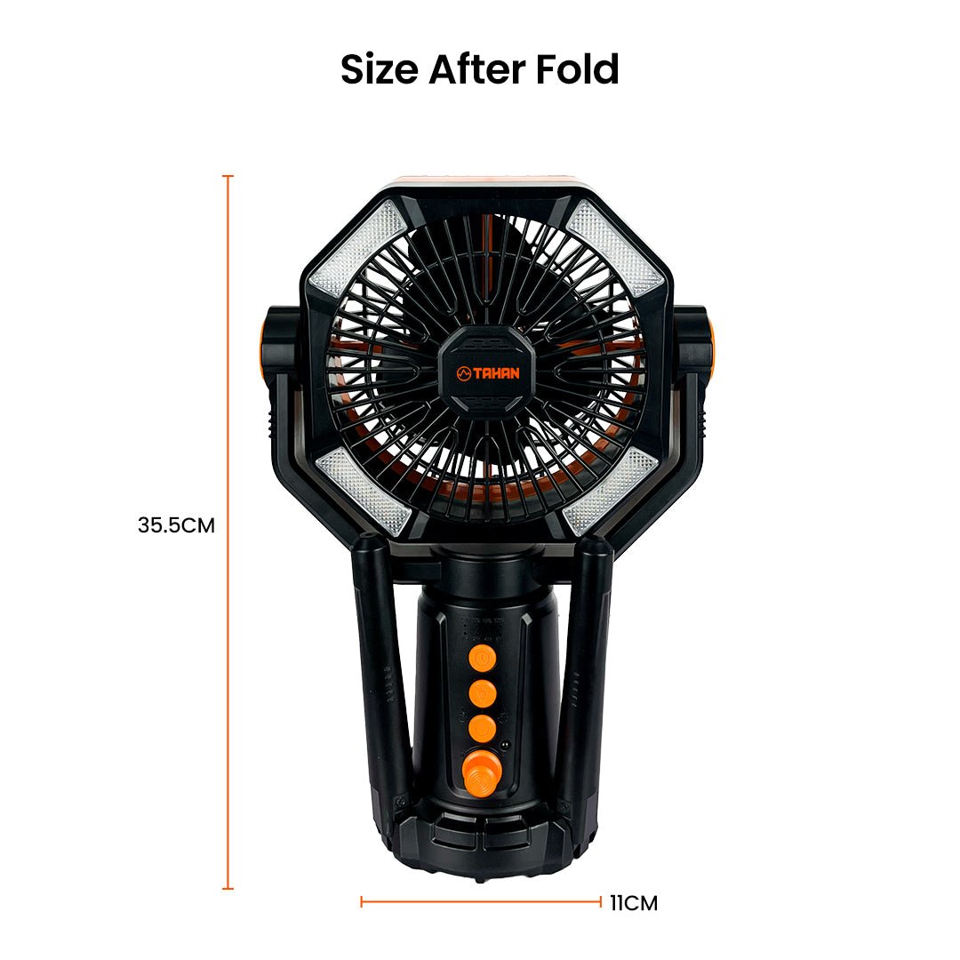 TAHAN Typhoon Dual Blade 14 Hours Battery Camping Fan - TAHAN Worldwide - FANTH16KOR