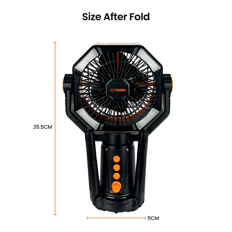 TAHAN Typhoon Dual Blade 14 Hours Battery Camping Fan - TAHAN Worldwide - FANTH16KOR
