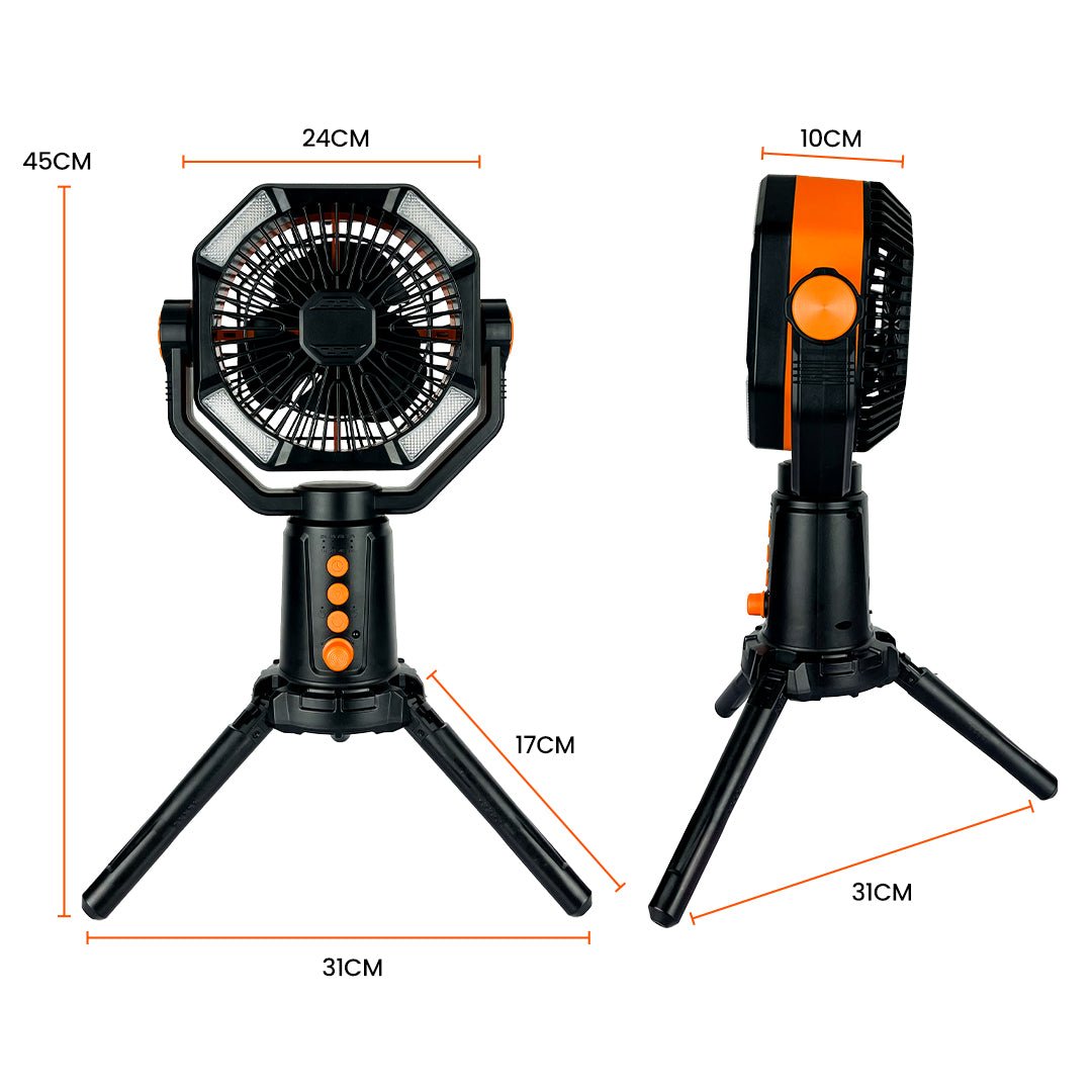 TAHAN Typhoon Dual Blade 14 Hours Battery Camping Fan - TAHAN Worldwide - FANTH16KOR