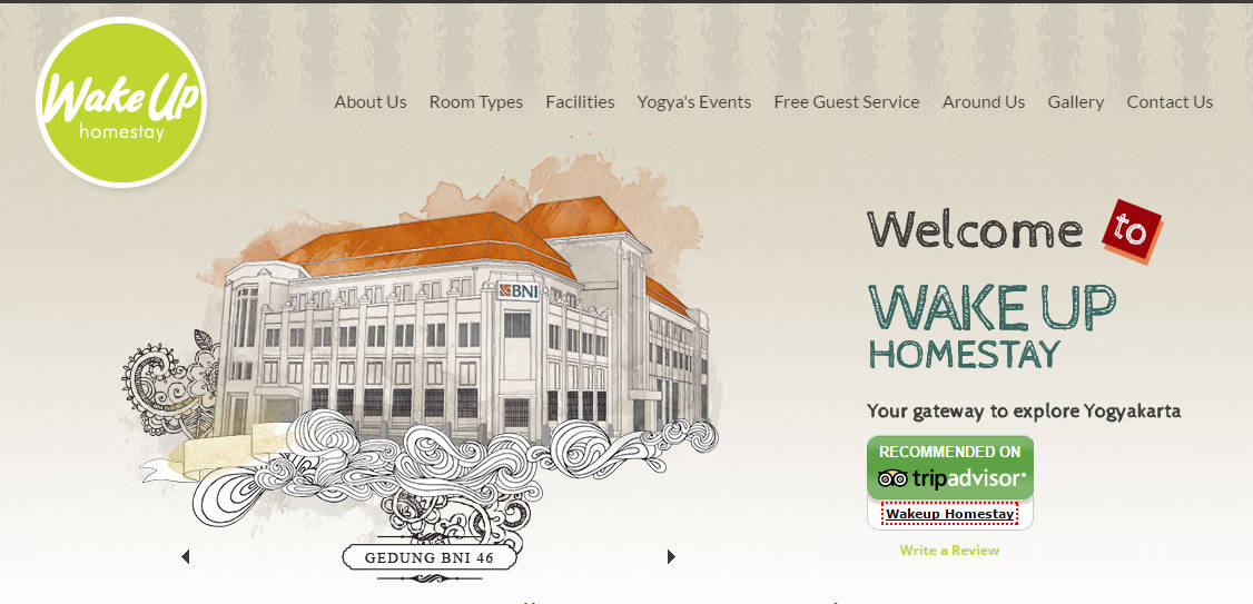 Wake Up Homestay Yogyakarta - A Bagpacker's Review, TAHAN, Header Image,