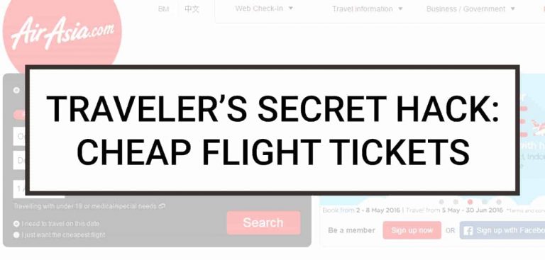 Travel Hack: Buying Cheap Flight Tickets | TAHAN Travel Hack: Buying Cheap Flight Tickets
