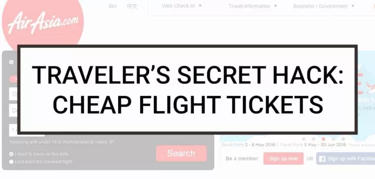 Travel Hack: Buying Cheap Flight Tickets | TAHAN Travel Hack: Buying Cheap Flight Tickets