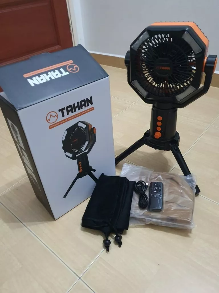 TAHAN Typhoon Dual Blade 14 Hours Battery Camping Fan | TAHAN TAHAN Typhoon Dual Blade 14 Hours Battery Camping Fan, TAHAN, 20250520 181421 1,