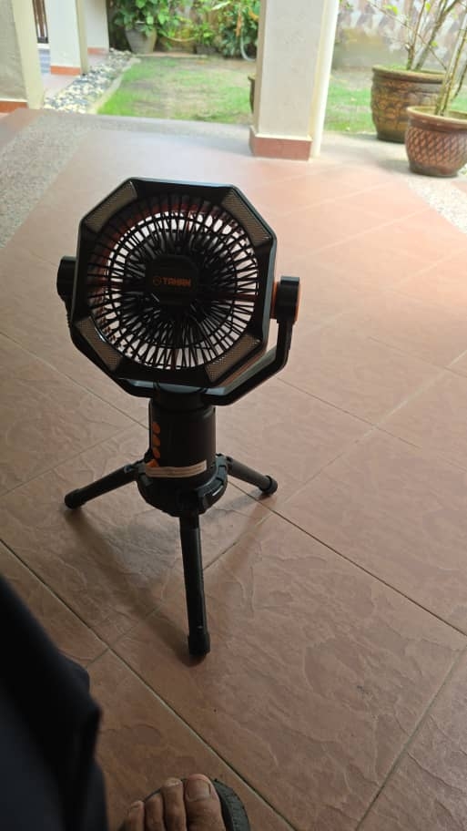 TAHAN Typhoon Dual Blade 14 Hours Battery Camping Fan | TAHAN TAHAN Typhoon Dual Blade 14 Hours Battery Camping Fan, TAHAN, 20250520 201402,
