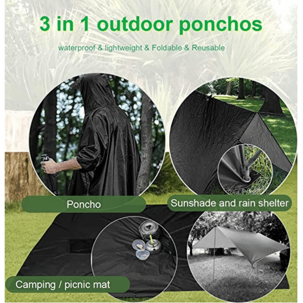 3-in-1 Hooded Rain Poncho | TAHAN 3-in-1-Hooded-Rain-Poncho-new4