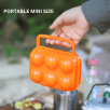 Egg Container with Handle - 6 Pcs -1