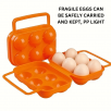 Egg Container with Handle - 6 Pcs -3