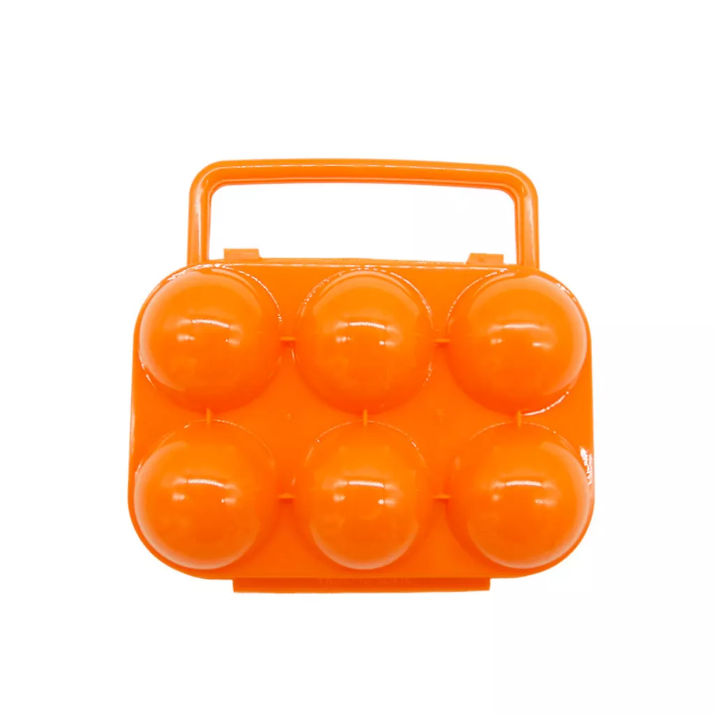 Egg Container with Handle - 6 Slots