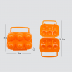 Egg Container with Handle - 6 Pcs size