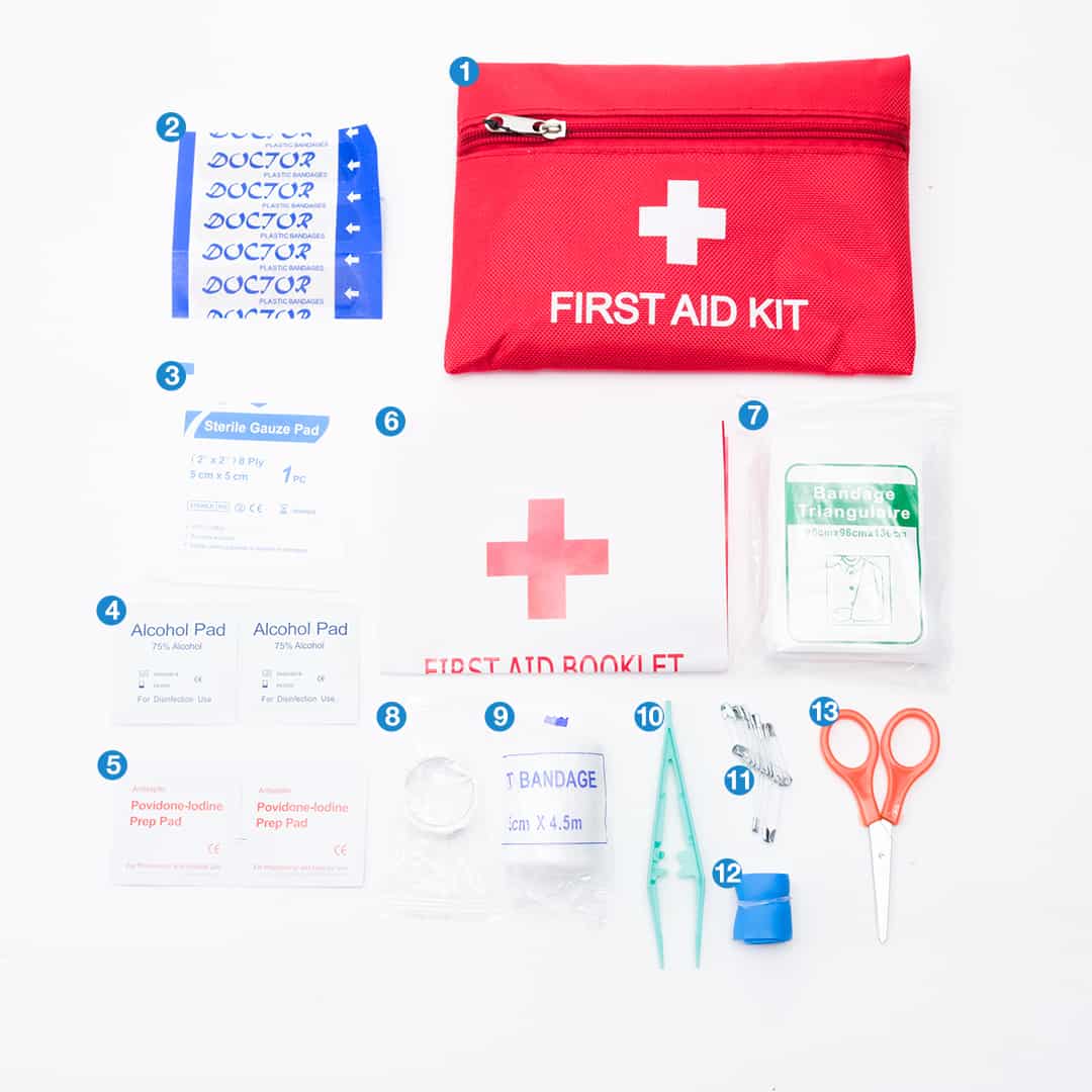 Gunung Kinabalu Hiking Set, TAHAN, First Aid Kit 13 in 1 A 1,
