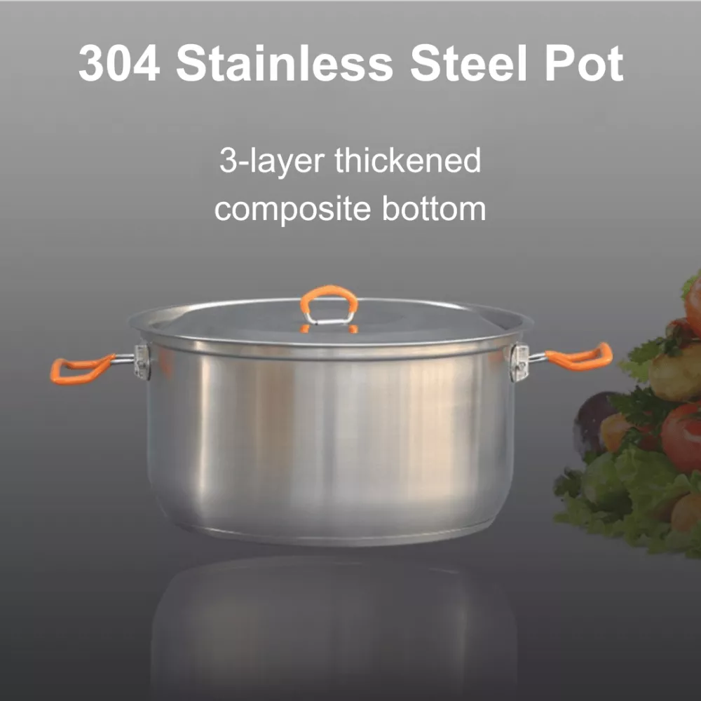 Stainless Steel Camping Pot Stainless-Steel-Camping-Pot