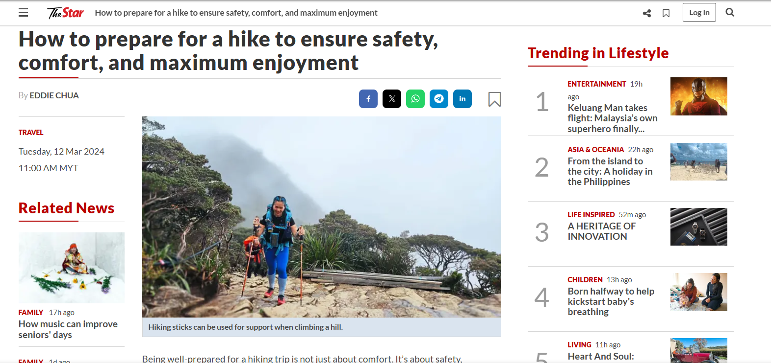 Why Malaysian Hikers Are Switching to These Hiking Sticks (And You Should Too) | TAHAN Why Malaysian Hikers Are Switching to These Hiking Sticks (And You Should Too), TAHAN, The Star Newspaper,