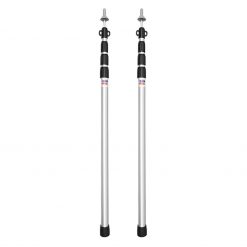 [Set of 2] Adjustable Tent Poles (2.3M) - Silver