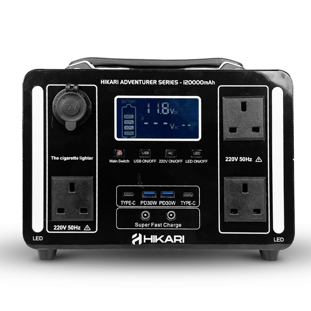 Hikari Adventurer 120000mAh Power Station | TAHAN Hikari Adventurer 120000mAh Power Station, TAHAN, hikari adventurer 120000mah power station front 1,