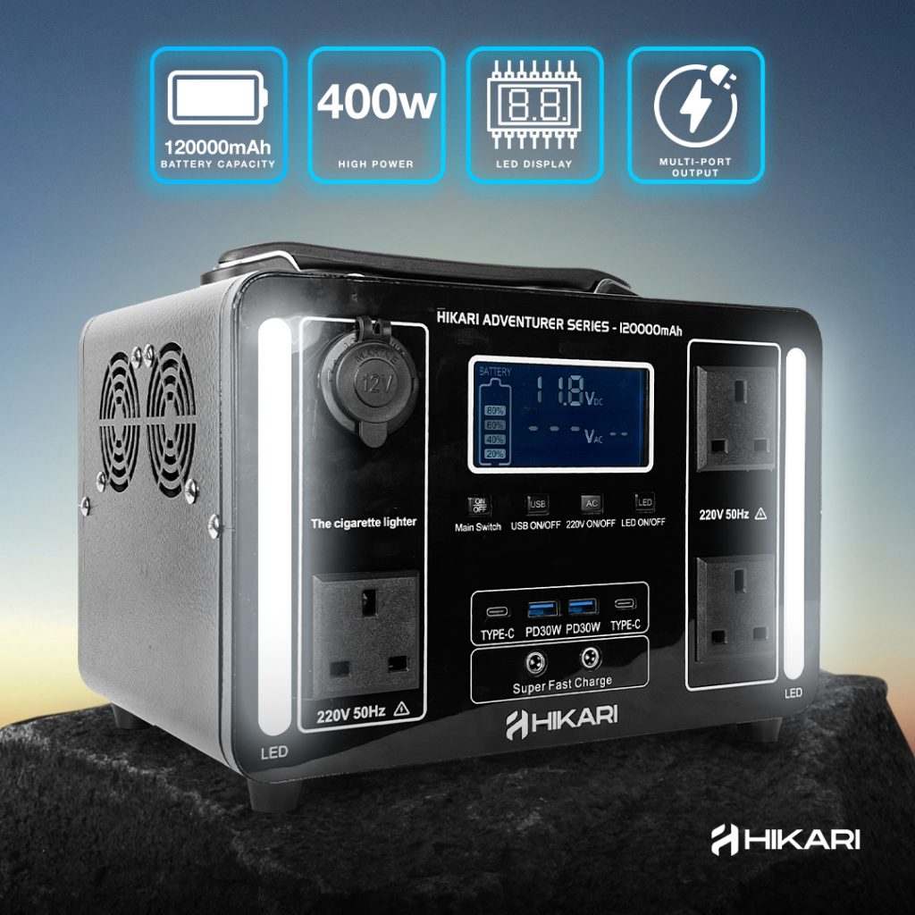 Hikari Adventurer 120000mAh Power Station | TAHAN Hikari Adventurer 120000mAh Power Station, TAHAN, hikari adventurer 120000mah power station main,