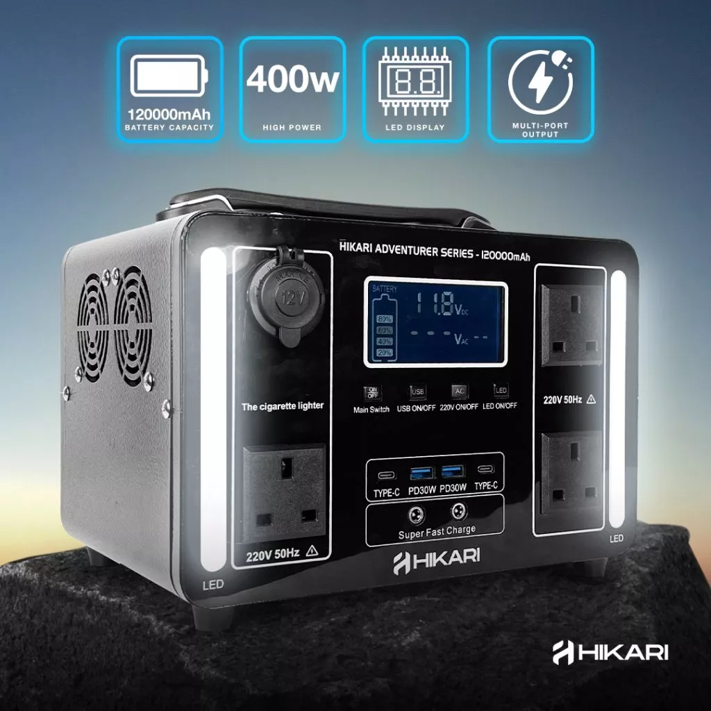 [Flash Sales] Hikari Adventurer 120000mAh Power Station