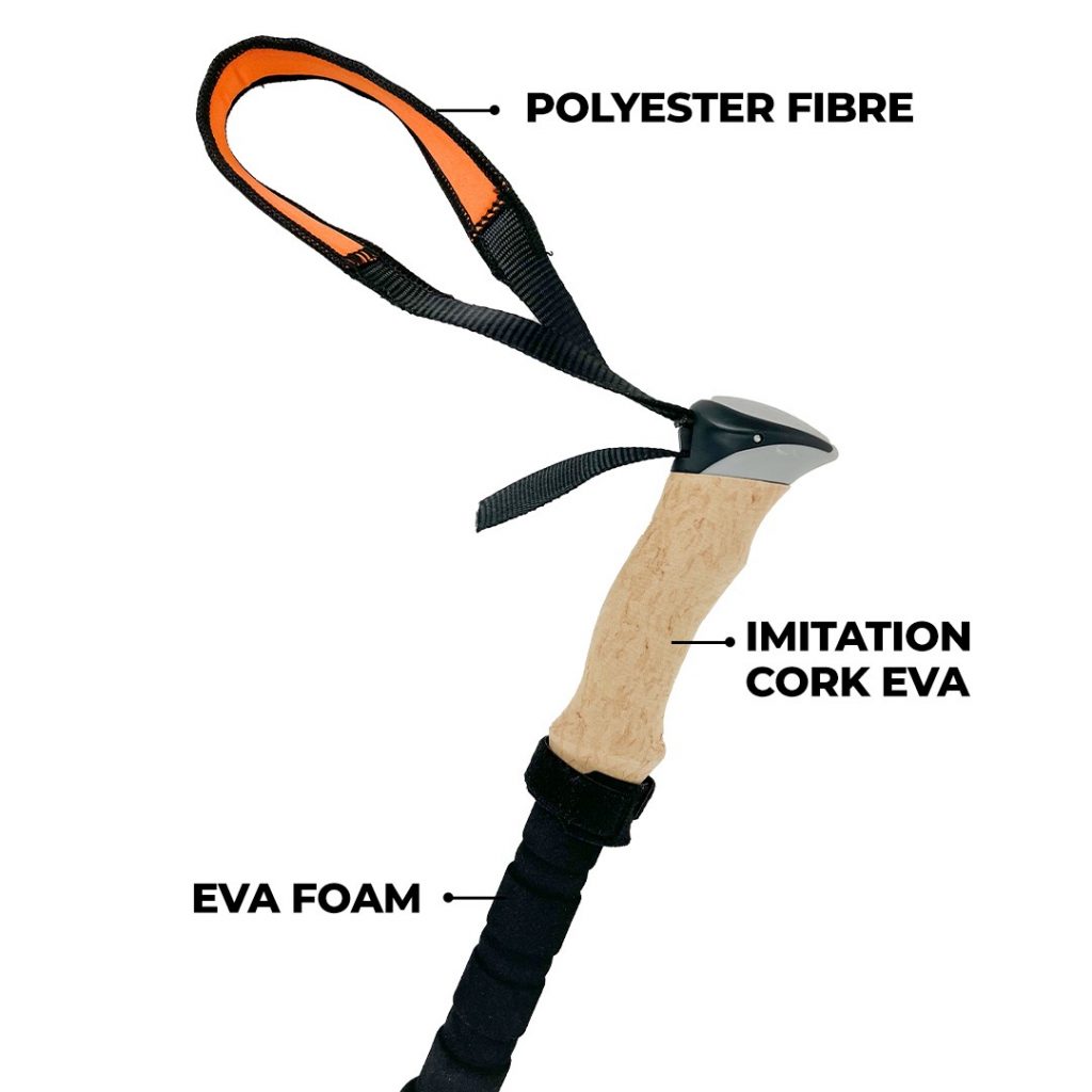 TAHAN 3-Section Hiking Stick - Bundle of 2 | TAHAN TAHAN 3-Section Hiking Stick - Bundle of 2, TAHAN, tahan 3 section foldable hiking stick handle 1,