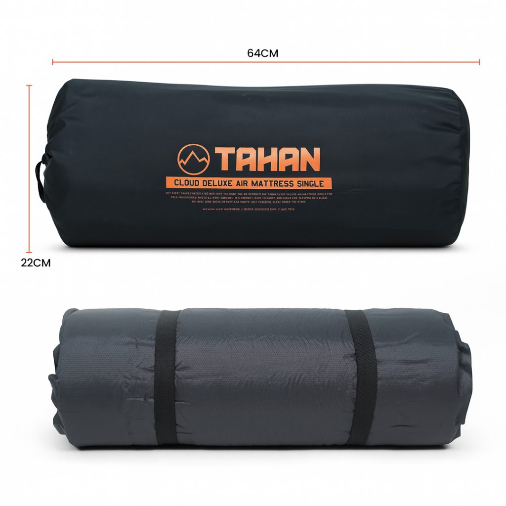 TAHAN Cloud Deluxe Air Mattress - Single | TAHAN TAHAN Cloud Deluxe Air Mattress - Single, TAHAN, tahan cloud deluxe air mattress single bag,