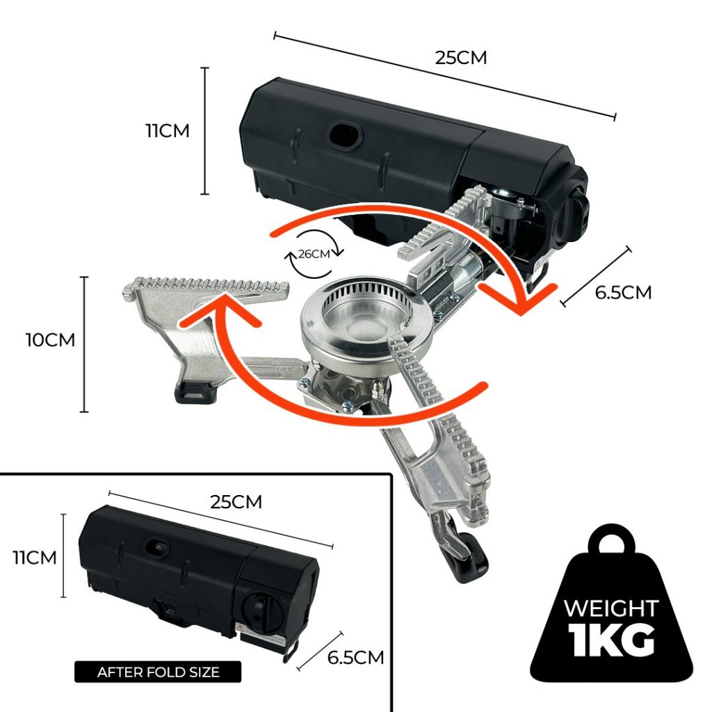 Grill Camping Combo | TAHAN Grill Camping Combo, TAHAN, tahan easyfold camping stove size,