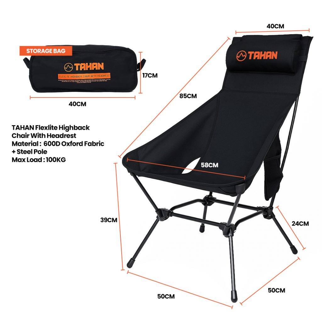 TAHAN Flexlite Highback Chair With Headrest, TAHAN, tahan flexlite highback chair with headrest size 1,