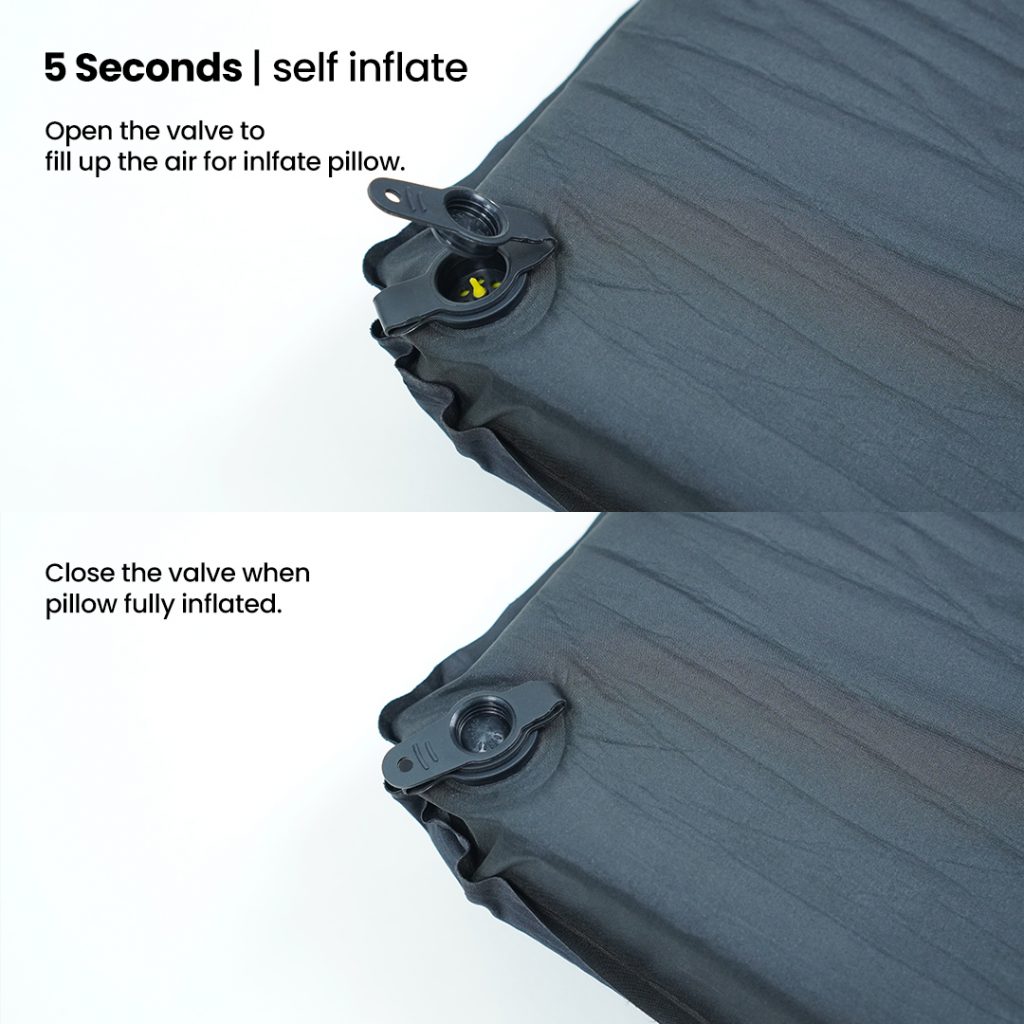 TAHAN GoSleep 5 Seconds Self Inflating Pillow | TAHAN TAHAN GoSleep 5 Seconds Self Inflating Pillow, TAHAN, tahan gosleep self inflating pillow inflate,
