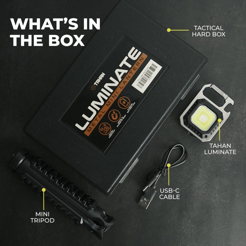 GlowLight Combo - Buy TAHAN Headlamp, Free TAHAN Luminate, TAHAN, tahan luminate metal mini lantern box,