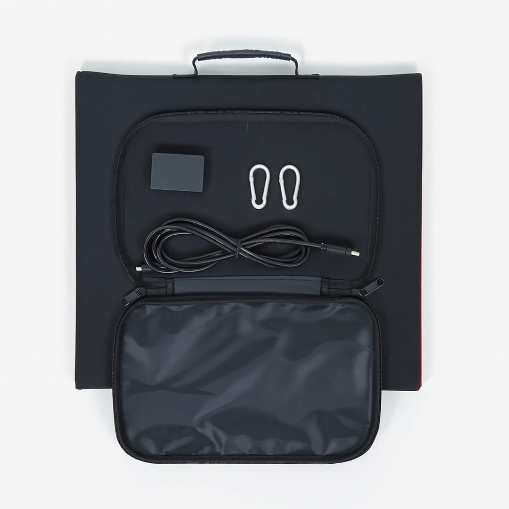 TAHAN Portable Solar Panel 60W, TAHAN, tahan portable solar panel 60W back2,