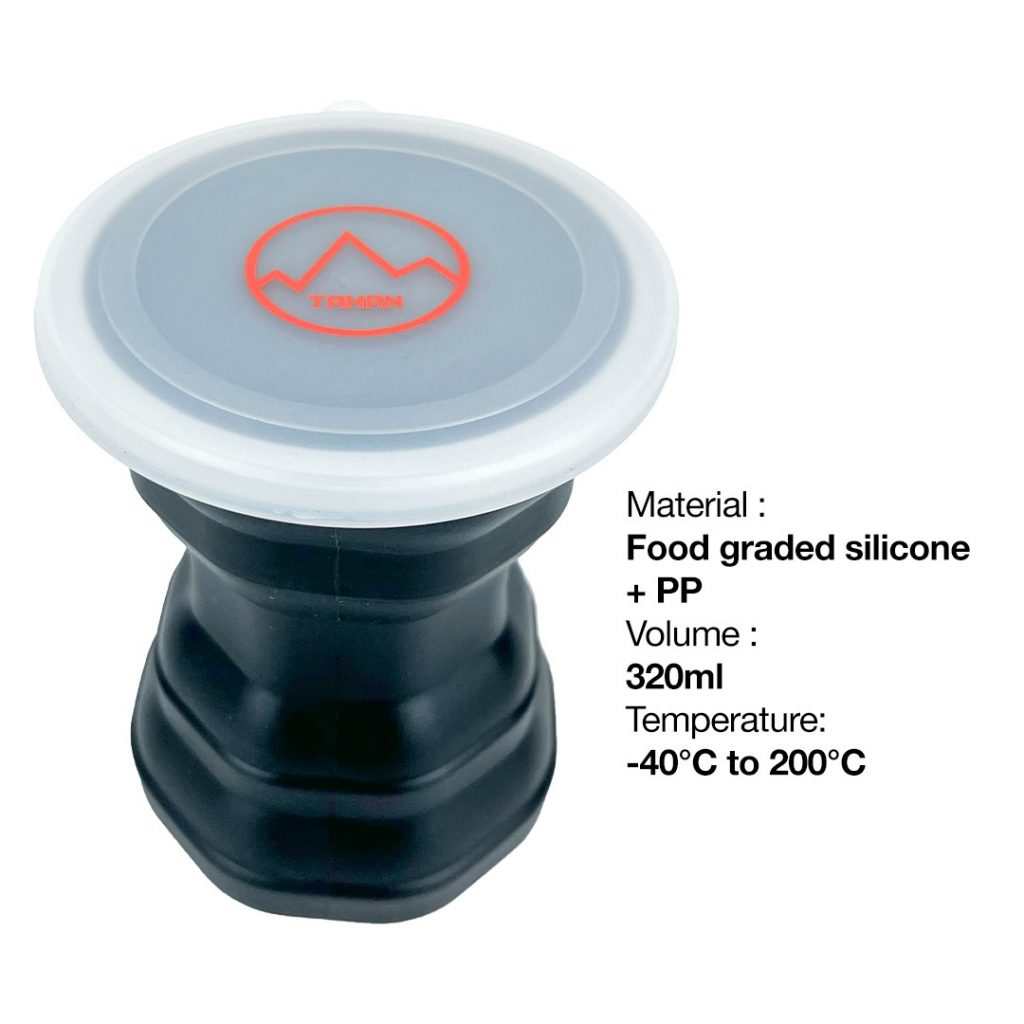 TAHAN Compact Outdoor Dining Set, TAHAN, tahan silicone cup v2 details 1,
