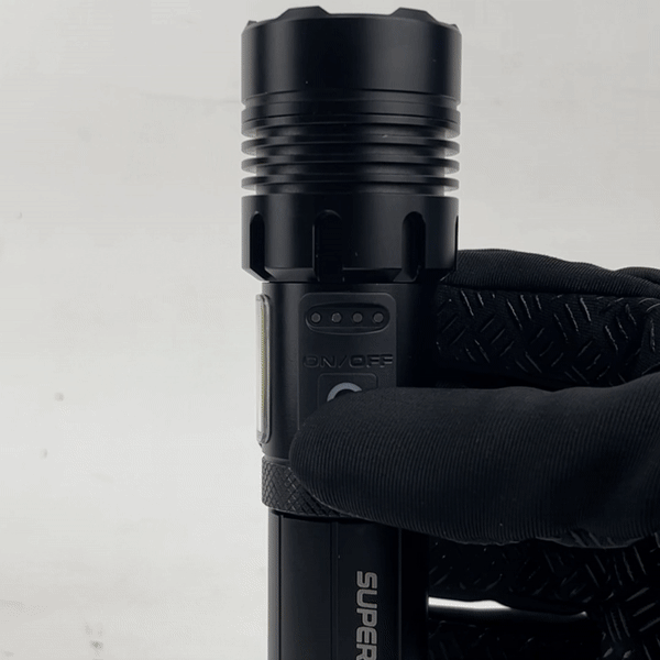 TAHAN Supernova V2 - Professional-Grade 1200 Lumens Tactical Flashlight | TAHAN GIF description